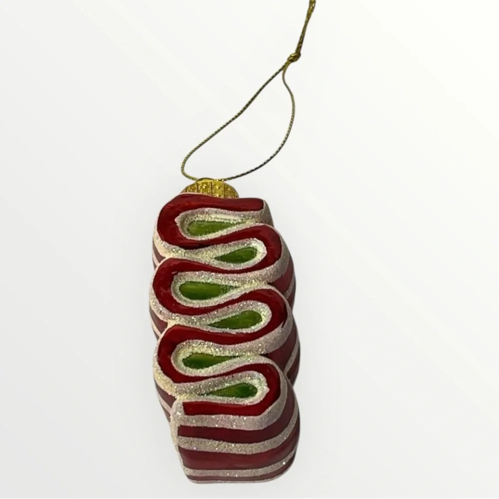 Glass Figure Ornaments‎ Lot of 8 Hanging Christmas Decor Santa